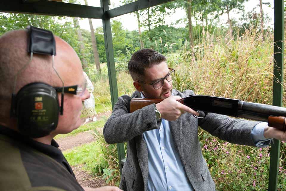 Clay Shooting Winton Castle near Edinburgh