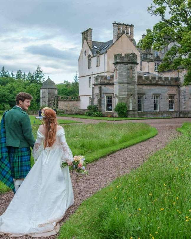 Lexi & Seumas - Winton Castle Wedding Venue, East Lothian near Edinburgh