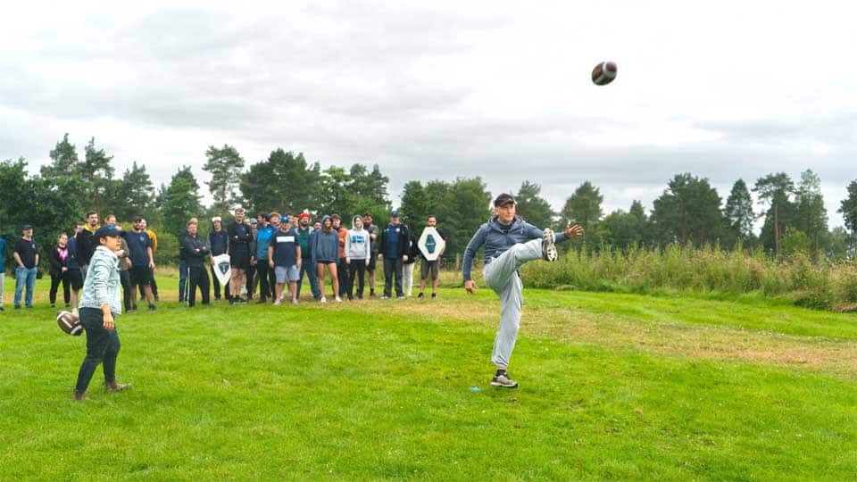 American Football at Winton Castle